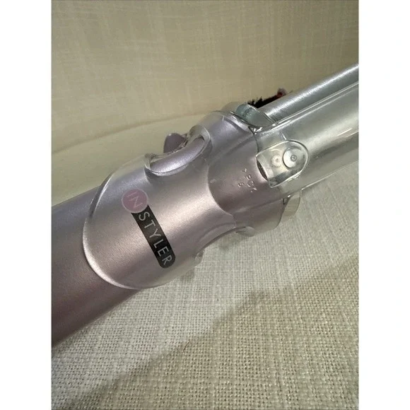 InStyler IS1001 Rotating Hot Iron Hair Styler 1.25" Barrel Works Lavender Purple - Picture 4 of 10
